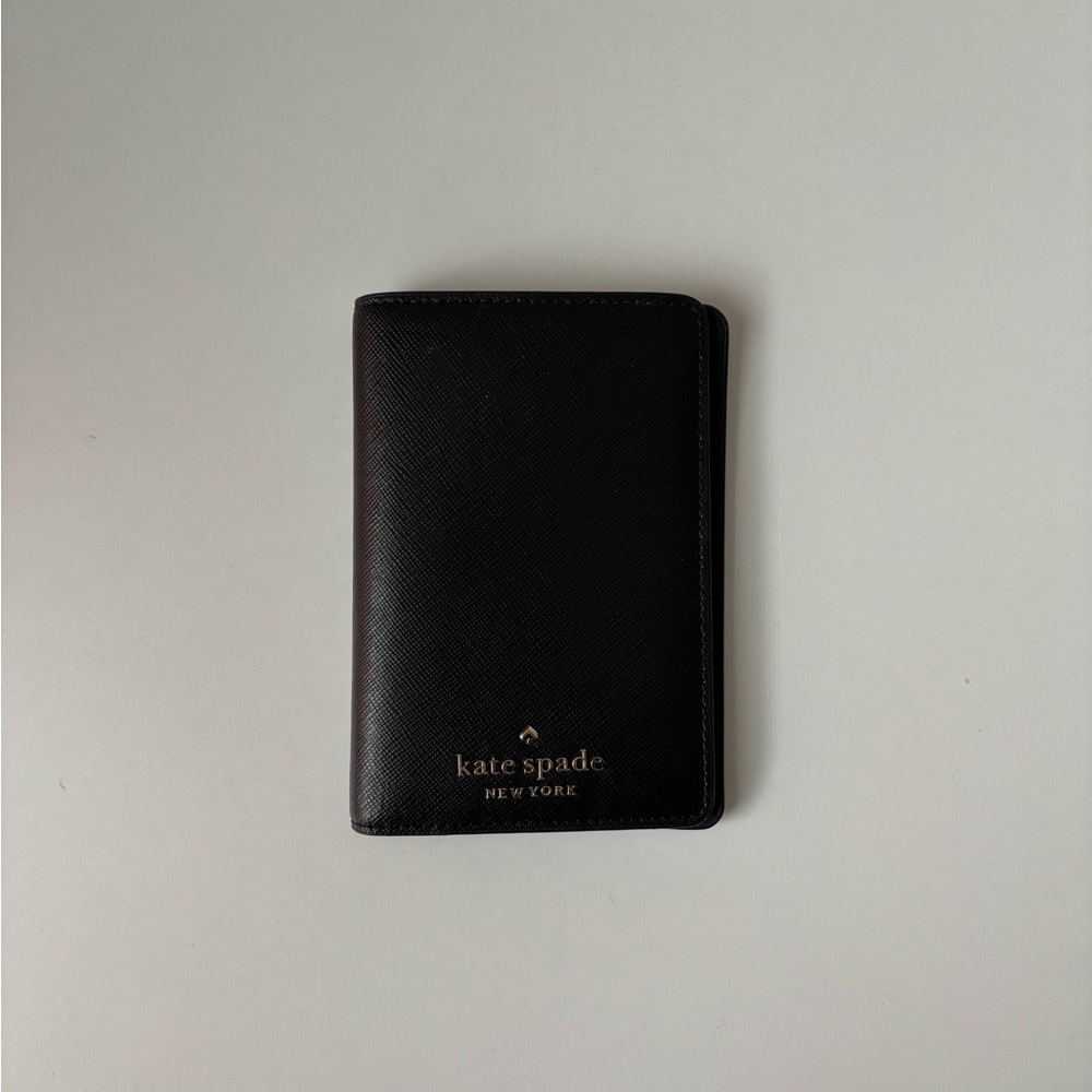 Kate Spade Black Passport Holder